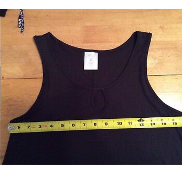 New Secret Treasures Black Soft Stretch Tank TOP S - Picture 3 of 8